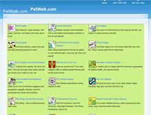 Tablet Screenshot of petwalk.com